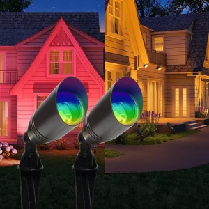 IP65 Brass Landscape Light USC2904 24V 6W Outdoor Garden Light with Smart WiFi Control