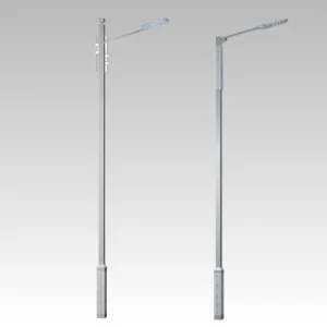 IP65 DC Aluminum Alloy Smart Street Light Pole with Induction Lamp and Remote Control