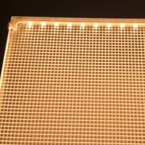 IP65 Frameless Acrylic LED Panel Light, Waterproof, 6000K Daylight, Dimmable, Wall-Mounted