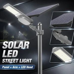 IP65 Integrated Outdoor Solar LED Street Light 400W with Lithium Battery and PIR Motion Sensor