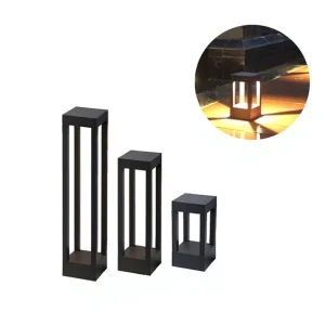 IP65 LED Bollard Lawn Light 360 Degree Aluminium DMX512 DALI 5-12W CRI 80 Garden Outdoor Light