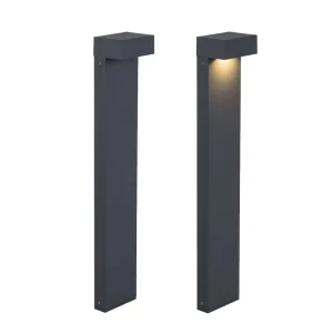 IP65 LED Lawn Pathway Light Outdoor Aluminum Bollard Garden Lights Waterproof AC Power Supply