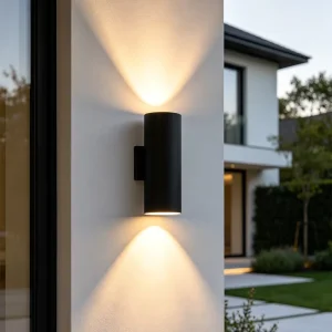 IP65 Outdoor Wall Sconce Light 20W 5CCT Modern Outdoor Wall Lamp 100LM/W Up Down LED Wall Light for Garden House