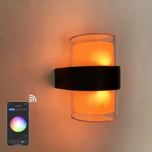 IP65 Smart LED Wall Lights for Outdoor Use, WiFi Connectivity, Dimmable