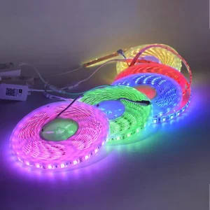 IP65 Waterproof 5 Meter Smart RGB LED Strip Light Wi-Fi Music Sync 5050 Flexible