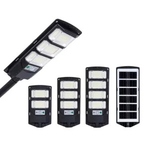 IP65 Waterproof All-in-One LED Solar Street Light 100W-400W with Motion Sensor and Auto Dusk-to-Dawn for Road Projects