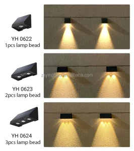 IP65 Waterproof Energy Saving Solar Wall Light for Garden Landscape LED Outdoor