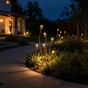 IP65 Waterproof Garden Path Flower LED Garden Light Spike Light 300K 4000K 6000K