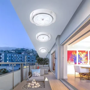 IP65 Waterproof LED 60W Chandeliers Pendant Lights Indoor outdoor Solar Ceiling Lamp with Motion Sensor for Garden