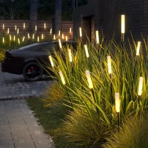 IP65 Waterproof LED Garden Lights Outdoor Acrylic Villa Courtyard Lamp DC Power Supply Decorative Landscape Lighting for Lawn