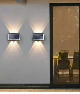 IP65 Waterproof LED Wall Light Solar Induction Interior Exterior Fixtures Garden Application Wall Lamps Led Lamp