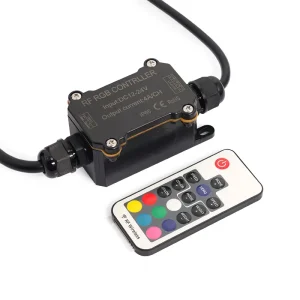 IP65 Waterproof RGB Strip Light Dimmer Switch with Remote Control