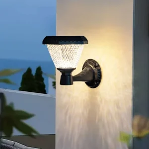 IP65 Waterproof Remote Control Solar Wall Light Energy Saving LED Garden Lighting