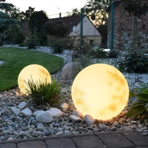 IP65 Waterproof Solar Garden Lights LED Outdoor Decorative Moon Light for Landscape Pathway Lawn Outdoor Garden Lights