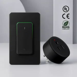 IP66 Waterproof RF433 Wireless Remote Control Switch Socket, 15A Outlet Plug for Lighting and Water Pumps