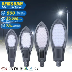 IP66 Waterproof SMD Die-Cast Aluminum LED Street Lamp, 50W 100W 150W