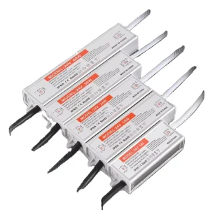 IP67 90% Efficiency Switching Power Supply 6W 100W LED Strip Driver Transformer Ballast Waterproof Moisture Proof Anti Corrosion