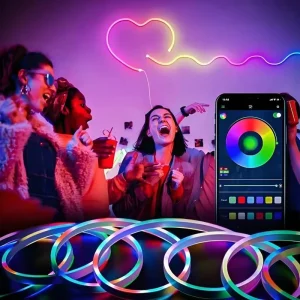 IP67 Indoor Smart LED Light Strings SMD3535 Neon Sign for Bar Party Decoration and Landscape Applications