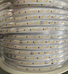 IP67 Led Strip 110V 220V 120D 180D 240D 360D High Lumen 2700K 20000K Electroplating Copper PVC 100Meters Roll Strip Light