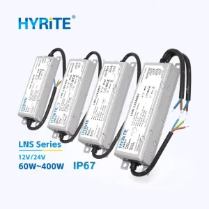 IP67 Waterproof AC-to-DC LED Switching Power Supply Constant-Voltage 60W 400W Driver 12V 24V