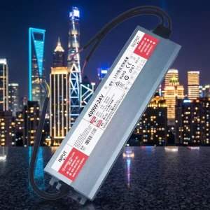 IP67 Waterproof Aluminum Case Transformer for LED Lighting Outdoor Use 200W 110-265V AC to DC 12V/24V 100% Full-Power