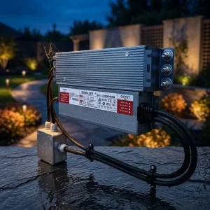 IP67 Waterproof Aluminum Case Transformer for Outdoor Use 200W 110 265V AC to DC 12V 24V 100% Full Power 2 Year Warranty