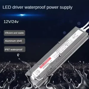 IP67 Waterproof LED Lighting Driver AC 180V-265V DC 12V 24V 60W 100W 150W 200W 300W 400W Aluminum Switching Power Supply