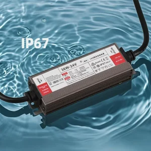 IP67 Waterproof LED Transformer 12V/24V 36W/60W/100W/150W/200W LED Strip Light Power Supply