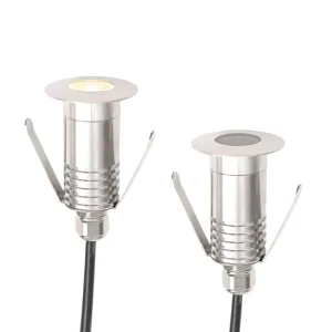 IP67 Waterproof Recessed Mini 1W Led Inground Light Outdoor 24V DC Low Voltage Driveway Lighting Buried Underground Lights