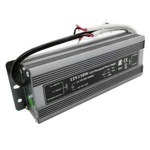 IP67 Waterproof Single LED Switching Driver 12v 36w 150w 3A 12.5A Light Source AC DC Transformer 110v 240v 3 Years Warranty