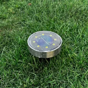 IP68 Solar Ground Lights 8 LED Upgraded Outdoor Garden Lights Landscape Lighting for Lawn Pathway Yard Deck Patio Walkway White