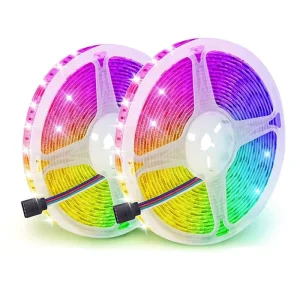 IR Remote Controlled RGB LED Strip Light Full Kit SMD 2835 5M 10M IP65 Waterproof Smart Flex RGB LED Strip Light