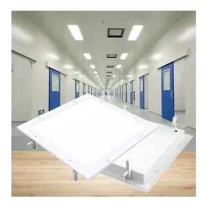 ISO 14644 1 Certified Industrial Cleanroom LED Panel Light Aluminum Construction IP65 Waterproof SMD2835 LEDs CIP Compatible