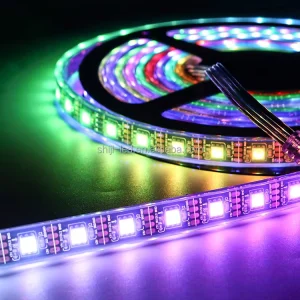 Individually Addressable 60LEDs M RGB Strip IP67 Waterproof SMD5050 12v Control for Stage KTV Outdoor Lighting