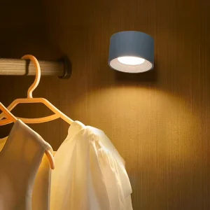 Indoor Battery Operated Mini LED Wall Lamps Wireless Spot Lights with Touch Control 360 Degree Magnetic Steering Picture Lamps