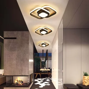 Indoor Black Ceiling Light for Corridor Hallway Dining Room