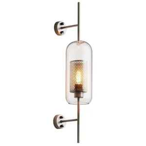 Indoor Decoration LED Wall Light Industrial Wall Sconces Glass Wall Lamp for Bedroom