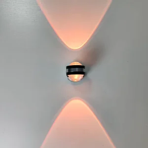 Indoor Double Head Magnifying Glass with RGB Dimming Function LED Wall Lamp