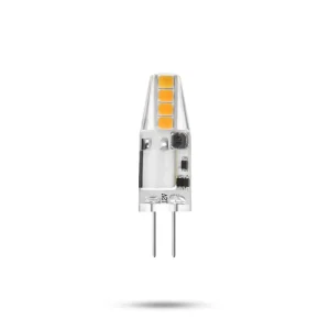 Indoor Lighting 1.6W Mini LED Corn Bulb G4 Bi Pin Warm White No Flicker AC DC 12V CE Silicone Residential Christmas Use