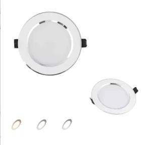 Indoor Modern Aluminum LED Ceiling Light Fixture Downlight Spot Lights Touch On Off Switch IP33 Waterproof 6W Home Office