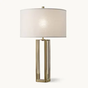 Indoor Nightstand Decorative Lighting Modern Study Brass Crystal Table Lamp for Living Room Desk Lamp Light