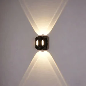 Indoor Outdoor Waterproof Aluminum LED Wall Light Multi Watt Multi Style Warm Glow No Glare Decorative Lamp