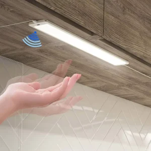 Indoor Portable 18-Inch Surface-Mounted Cabinet Light, 12W LED, Motion Sensor, for Kitchen