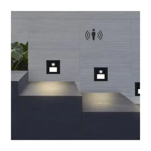 Indoor Recessed LED Step and Stair Light with Motion Sensor for Hallway, Bedroom, Home, and Hotel