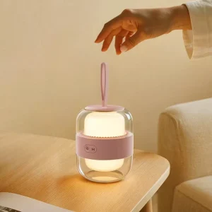 Indoor Rechargeable LED Table Lamp for Kids Eco Friendly Simple Design RGB Adjustable Lighting Portable Desk Lamp with Dimmer