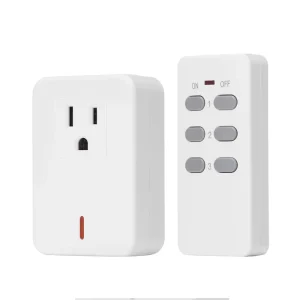 Indoor Remote Control Outlet Plug 200ft Range 10A 1200W Light Switches