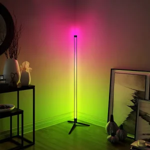 Indoor Smart RGB LED Corner Floor Lamp