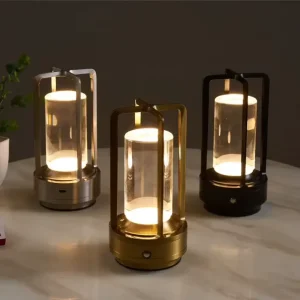 Induction Cordless Desk LED Table Lamp Metal Mini Aluminum Modern 20 80 Mini Mobile Rechargeable Lamp Aluminum Body
