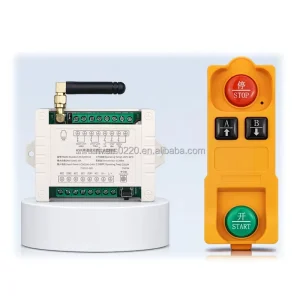 Industrial 2-Channel Wireless Remote Control Switch DC12-36V 10A Relay Module for Motor Forward Reverse