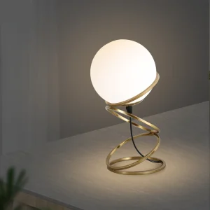 Industrial Design Vintage Desk Lamp Elegant Metal Cage Shade Table Lamp Bedside Desk Lamp